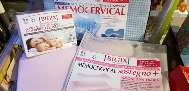 GUANCIALI 100% MEMORY BIGIX IN FARMACIA!!